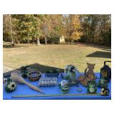 Frog yard decor, cat decor and more