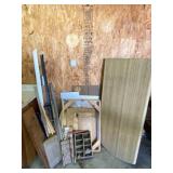 All wood in pile including counter top and bed