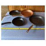 Copper Chef, Kenmore and Graniterock skillets