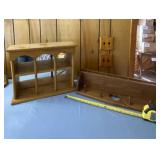 Mirror shelf 19 w x 15 tall x 6 deep and heart