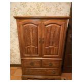 Wood cabinet with doors and drawers 38 w x 18