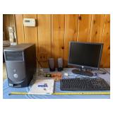 Dell modem, monitor, keyboard, speakers, mouse