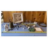 Decorative plate with stand, nightlights,