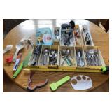 Silverware and kitchen utensils