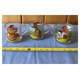 Jim Davis Garfield McDonald collector glasses