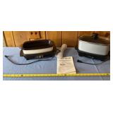 West End 5 - 6 quart slow cooker with lid and