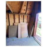 Landscape timbers, paneling and miscellaneous