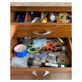 Contents of two drawers only and three small