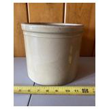 Crock with chip on rim