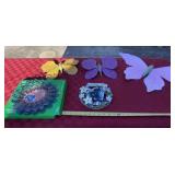 Butterfly hanging decor and wind spinner