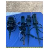 Outdoor yard electrical boxes