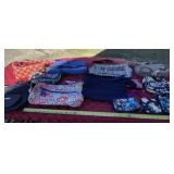 Longaberger purse along with others and change