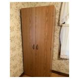 30 w x 16.5 deep x 72 tall cabinet with contents