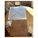 One Eyed Jack and marbles game with poker chips