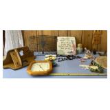 Dream catchers, clock , Avon perfume empty