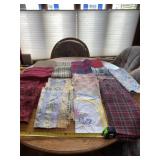 Table runners and place mats