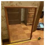 Heavy wall hanging mirror 24 x 36
