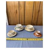 Colclough, Georgian and other tea cups and