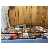 VHS tapes and dvd movies