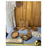 Picture frames, hanging wall signs and sea shell