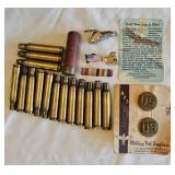 Rifle Cartridges, Military Pins