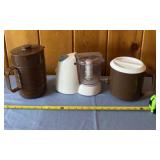 Hamilton Beach food processor and Rubbermaid