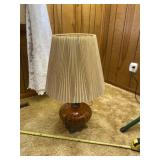Amber table lamp