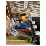 Pill containers, chip clips, furniture castors