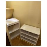 Shoe cabinet, closet organizer cabinet and foam