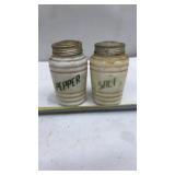 Vintage Hazel Atlas White Milk Glass Salt &