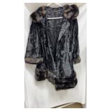 70s Made In England Faux Fur Crushed