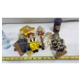 Vtg Porcelain Clown Dolls