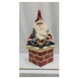 Santa Coming Out of The Chimney