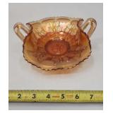 Fenton Carnival Glass Butterfly Bowl