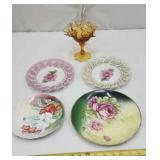 Hand Painted  Limoge, Royal Halsey Plates & More
