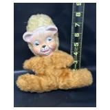 Rushton Rubber Face Bear musical Doll- Plays