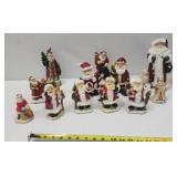 Santa Fugurines