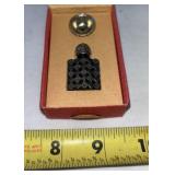 Perfume Bottle Miniature, Silver Plate, French