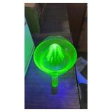 Vintage Vaseline Glass Green Uranium Citrus