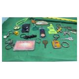 Keychains, Keys and more
