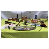 Antique Metal & Wood Home Decor pcs and more see