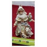 Jim Shore Heartwood Creek White Woodland Santa W/