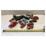Various Toy Cars, Limos, Hummer, Mattel, ERTL and