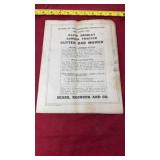 Sears David Bradley Garden Tractor Cutter Bar