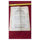 Sears David Bradley Garden Tractor Maintenance,