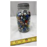 Kerr Quart Jar full of Marbles