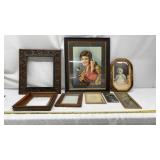 Vintage Wood Frames and Prints