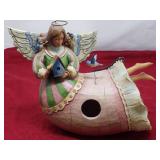 Jim Shore Heartwood Creek,  Pink Angel Bluebird