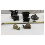 Cast Iron & Brass decor