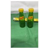Squirt Soda Pop Bottles Salt & Pepper Shakers
